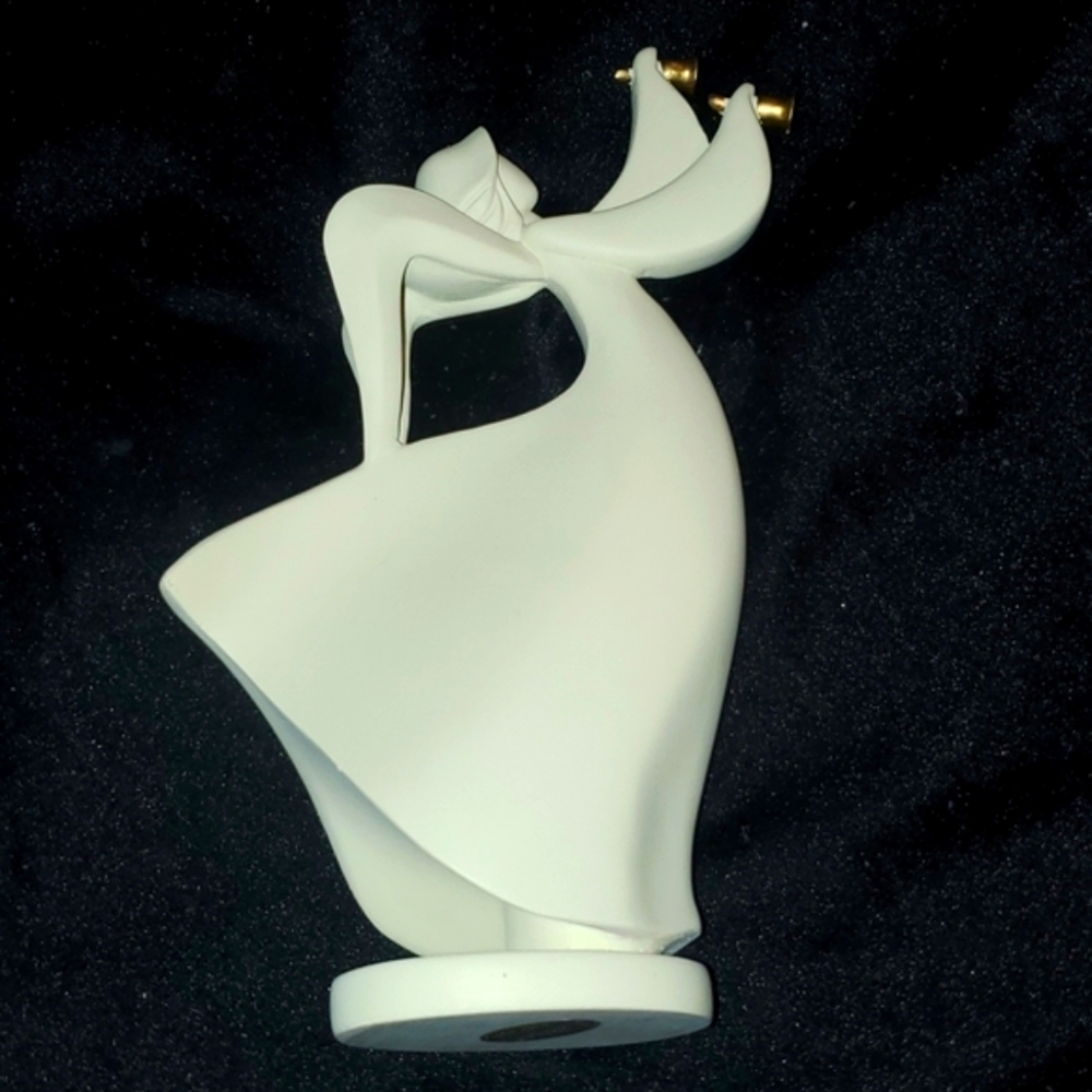 Vintage Christmas Around The World Angel With Bells Figurine
